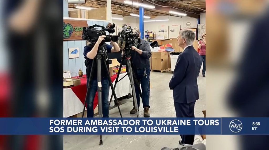 Former Ambassador To Ukraine Tours SOS During Visit To Louisville