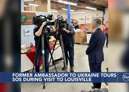 Former Ambassador To Ukraine Tours SOS During Visit To Louisville